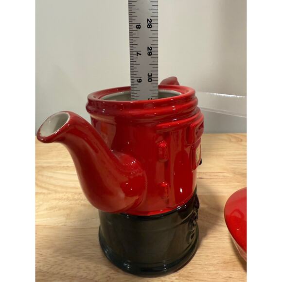 Price Kensington Potteries Hand Painted Made in England Postal Box Teapot JL - Picture 11 of 16